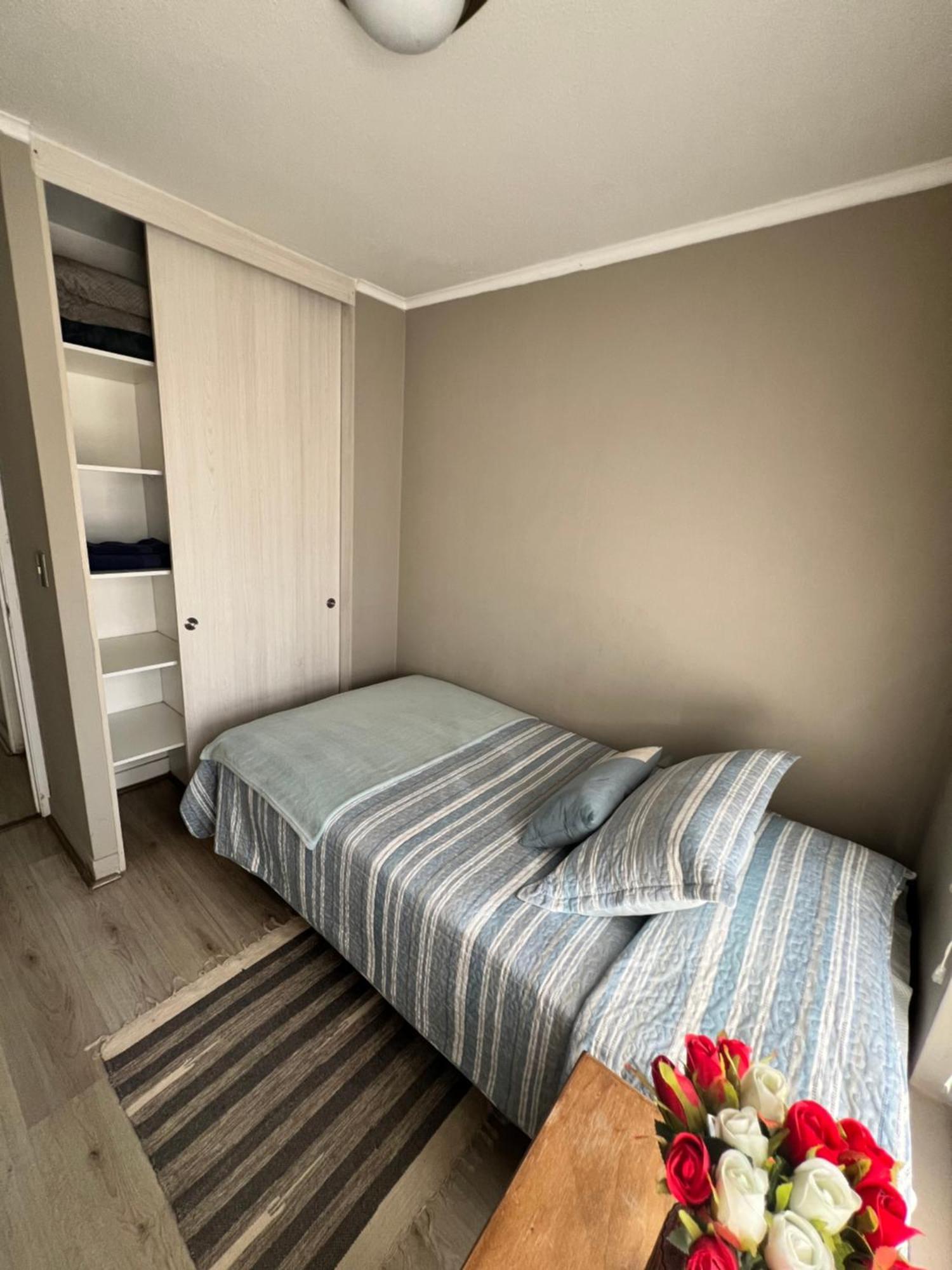 Acogedor Apartamento En Centro De Santiago. Bagian luar foto