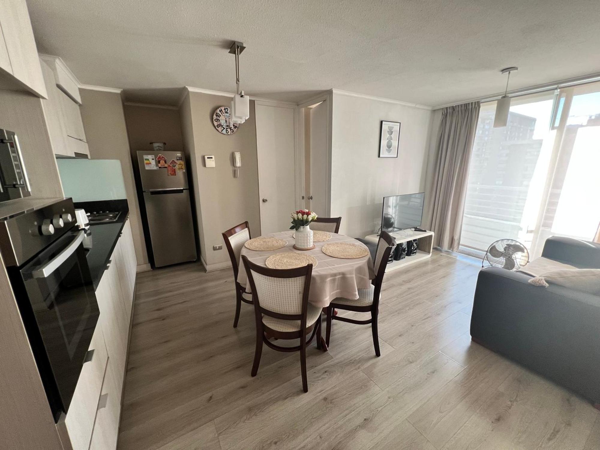 Acogedor Apartamento En Centro De Santiago. Bagian luar foto