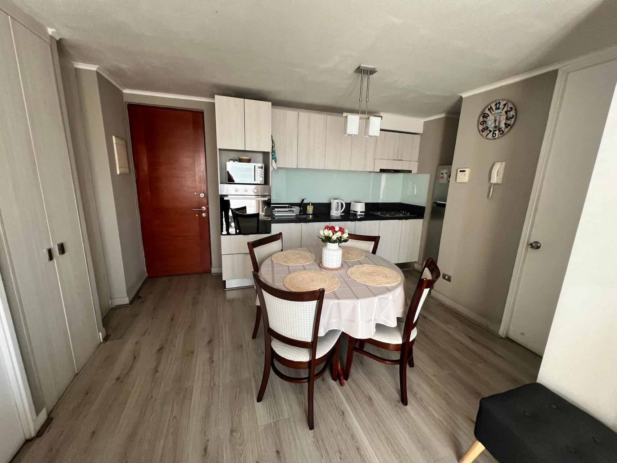 Acogedor Apartamento En Centro De Santiago. Bagian luar foto